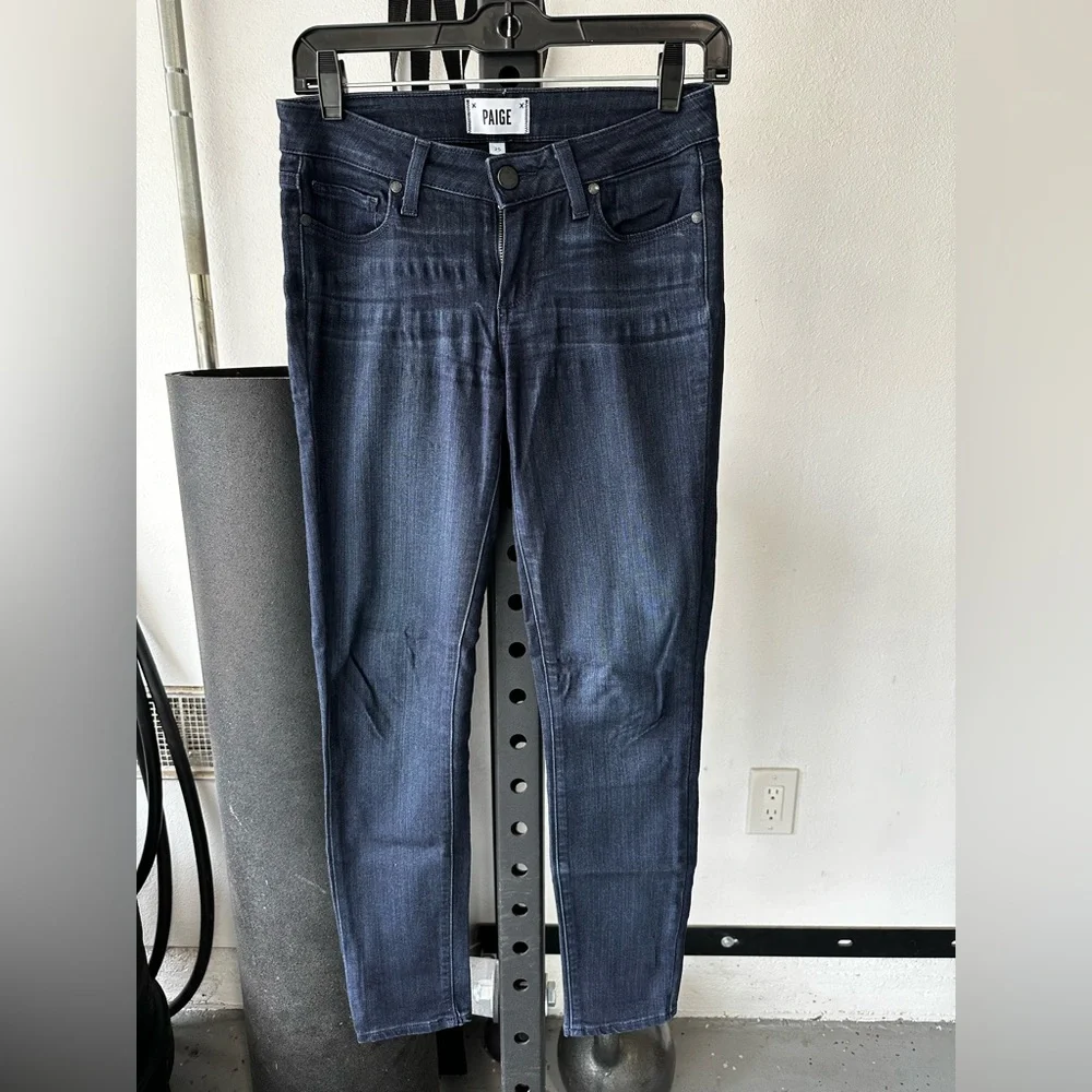Paige Transcend Mae Verdugo Ankle Skinny Jeans